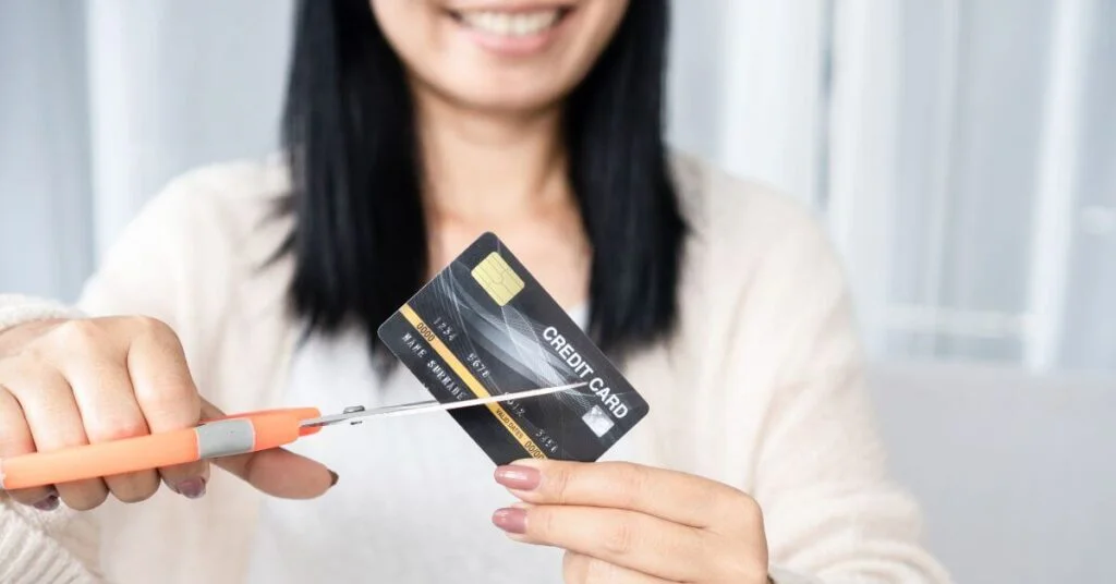 Cut up Credit Cards to save money